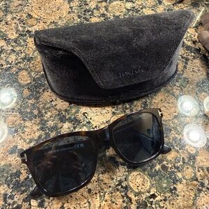 Tom Ford Tortoise Shell Wayfarer Sunglasses